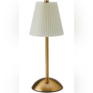 Rechargeable LED table lamp, 11.6 inches, gold